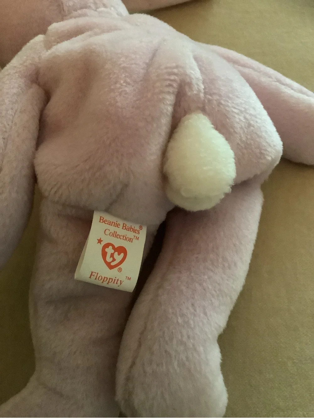 Ty Lavender Floppy Bunny Plush - Floppity